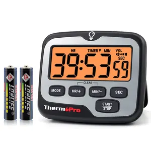 2021 Neuankömmling Thermo Pro Digital Loud Kitchen Timer mit Countdown Touch able LCD mit Hintergrund beleuchtung