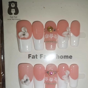 <span class=keywords><strong>Uñas</strong></span> postizas artesanales al por mayor, <span class=keywords><strong>uñas</strong></span> <span class=keywords><strong>de</strong></span> presión <span class=keywords><strong>largas</strong></span> con diseño <span class=keywords><strong>de</strong></span> cobertura completa, pegamento para mujer, marca privada, <span class=keywords><strong>uñas</strong></span> acrílicas gruesas - Product Image 5