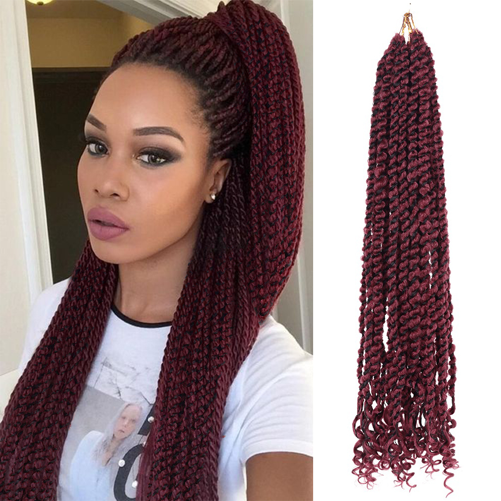 AliLeader 24 Inch Goddess Senegalese Twist Crochet Hair  display picture 2