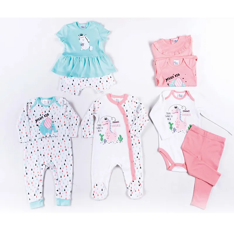 100% Cotton T-shit Long Sleeve Jumpsuits and Rompers Baby Rompers Summer Autumn Kids Children'S Clothing for Girls