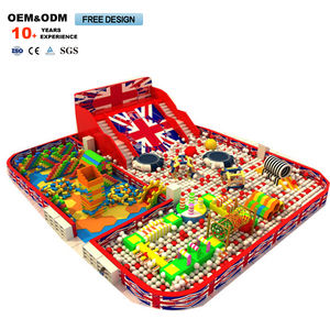 Distributeur d'équipement de terrain de jeu de toboggan de château sur le thème des bonbons rouges d'intérieur pour les communautés pour le jeu des enfants - Product Image 5