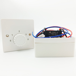 86 loại 3-cách tốc độ quạt điều khiển phổ Trần Tường Bảng điều chỉnh đốc Trắng 220V 15W-200W chuyển đổi 10A Max hiện tại cho - Product Image 6