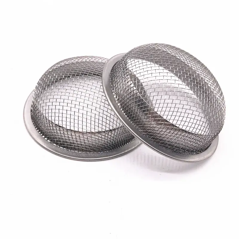 Stainless steel round wire mesh filter 45mm 60mm diameter cap strainer hookah bowl filter for shisha acrylic hookah