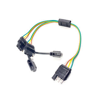 4 Pin <b>Trailer</b> Plug Splitter With Two Sockets 17.5 Inch UP1481 For Commercial Truck <b>Trailers</b> - Product Image 4