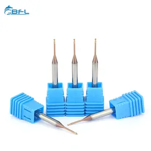 BFL Cemented Carbide Long Neck Short Flute Ball Nose End Mill For Steel