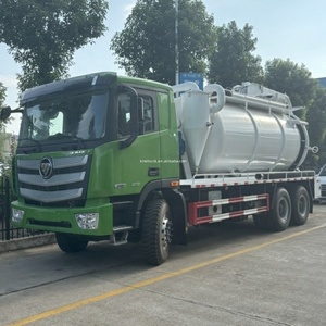 Foton 6*4 camion de collecte d'aspiration sous vide fécal des eaux usées 20T camions de pompage de <span class=keywords><strong>fosse</strong></span> <span class=keywords><strong>septique</strong></span> 20m3 camion d'aspiration de toilette - Product Image 3