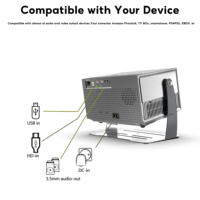 Salange-Proyector de cine en casa, sistema operativo Inteligente, Android, Google TV H1, FHD, 1080P, 500 Ansi, enfoque automático, compatible con 4K, LCD, LED, vídeo
