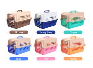 Chenils en plastique pour animaux de compagnie Porte en fil métallique en plastique roulant Caisse de voyage pour chien Approuvé par la compagnie aérienne Coque en plastique durable Transporteur pour animaux de compagnie - Product Image 3