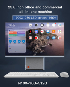 Monobloc OEM en aluminium portable <span class=keywords><strong>AIO</strong></span> 24 27 pouces tout-en-un N100 I5 I7 I9 pour ordinateur <span class=keywords><strong>AIO</strong></span> Pc - Product Image 2