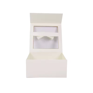 Matte White 2mm <b>Thickness</b> Rigid <b>Cardboard</b> Magnetic Folding Boxes Customizable Embossed Logo Perfume Gift Packaging with Style - Product Image 2