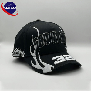 Casquette de baseball QZFSO, nouvelle qualité originale, logo brodé 3D personnalisé, visière incurvée, 5 panneaux, pour le sport, les activités de plein air et le hip-hop. - Product Image 1