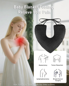 Oreiller pour mastectomie : Fournitures de récupération post-mastectomie pour dormir et soutenir le <span class=keywords><strong>bras</strong></span> - Product Image 4