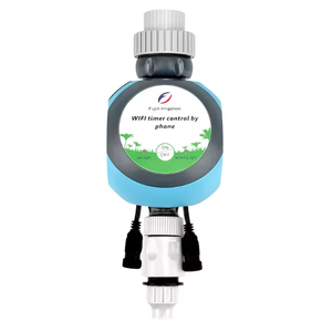 FUJIN 2.4G <span class=keywords><strong>WiFi</strong></span> électrovanne double contrôle contrôleur jardin minuterie d'eau Smartphone contrôleur d'irrigation à distance - Product Image 1