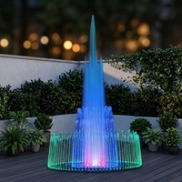 Fuente Musical Personalizada para Piscinas Exteriores con Luces LED RGB, Equipo Programable para Espectáculos Acuáticos en Parques, Lagos y Piscinas