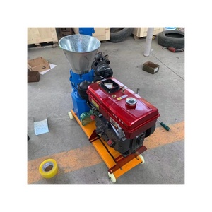 Mobile Wood Pelletizer Biomass <b>Pellet</b> Making Machine Feed <b>Pellets</b> Machine - Product Image 2