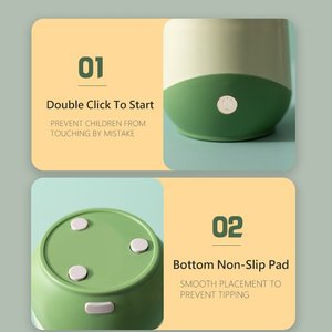 Nuevo Exprimidor Portátil Recargable por USB, Exprimidor Eléctrico Pequeño, Vaso Exprimidor Multifuncional, Triturador de Hielo y Frutas, Licuadora Doméstica para Viajes - Product Image 5