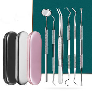 Juego de herramientas dentales, SONDA DE ESPEJO bucal, Kit <span class=keywords><strong>Dental</strong></span>, instrumento para recoger dientes, herramienta de preparación de dentista, herramienta de limpieza de dientes - Product Image 1