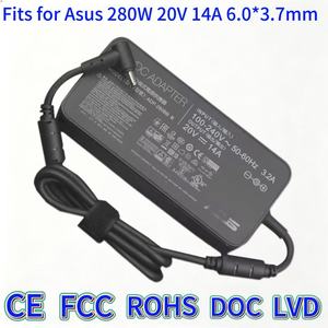Adaptateur secteur 280W 20V 14A compatible avec les ordinateurs portables de jeu ASUS ROG Strix G7Plus <span class=keywords><strong>G8Plus</strong></span> GX703H G703GX - Product Image 2