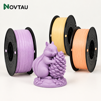 Filament d'imprimante 3D Novtau PLA Macaron 1,75 mm, bobine de 1 kg pour projets de modélisme créatif et échantillons de conception