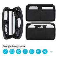 Organisateur d'électronique de voyage, pochette pour batterie externe, accessoires pour gadgets électroniques, étui pour câbles USB, cordon, disques durs, sac de rangement