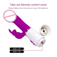 Gran oferta, 10 modos de vibración, masajeador de conejo realista de doble Motor con doble punto G y Juguete de estimulación del clítoris para mujeres
