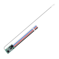 QIACHIP universel sans fil 433 Mhz DC 3.6V-24V commutateur de télécommande 433 Mhz 1 CH RF relais récepteur contrôleur de lumière LED Kit de bricolage