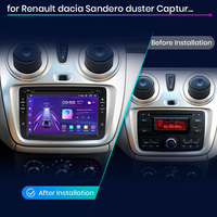 Junsun Stock Royaume-Uni Autoradio Android Auto pour Renault Dacia Duster Sandero Captur Xray Logan 2 Unité Principale Multimédia de Navigation