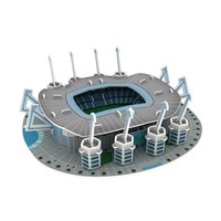 Puzzle en papier mousse à assembler, modèle ju220, stade, 3D, bricolage, avec 24 pièces