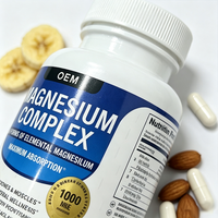 Capsules de Magnésium Complexe OEM Bestseller – 90 Gélules – Soutien Immunitaire et Soulagement Musculaire pour Adultes – Vente Directe Usine