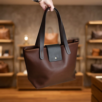 Tas Clutch Kulit Asli Wanita Kualitas Premium, Penutup Ritsleting, Tahan Air, Tali Selempang, Desain Fashion, Hari Valentine