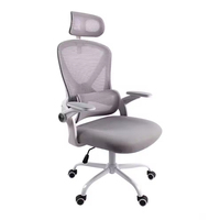 Chaise de bureau ergonomique pivotante en maille, moderne, réglable en hauteur, confortable et de style exécutif