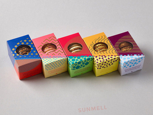Emballage de boîte à macarons imprimé personnalisé Boîte à biscuits à fenêtre pliante plate pour biscuits aliments cuits au four Stratification mate Type de dossier pliable - Product Image 3