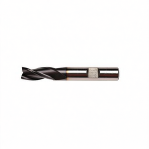Ttake Standard Hss Co <b>Cutter</b> Ta1415 TiAlN Coated 30 Degree Helix Short For Slots 3 Cutting <b>Edges</b> Weldon Shank - Product Image 2