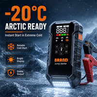 Professional 1000A 160PSI 12000mAh Heavy Duty 4 in 1 Battery Booster Tire Inflator Portable Jump Starter with Air Compressor