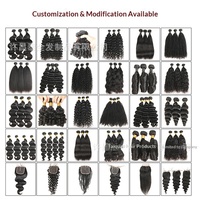 Extensiones de Cabello Brasileño SDD de Alta Gama, Cabello Virgen con Cutícula Alineada, Doble Trama, Rizo Pixie Funmi, Color Natural