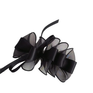 New Korean style double-layer mesh 3D <b>bow</b> head <b>clip</b>, ponytail <b>clip</b>, downward spring <b>clip</b>. - Product Image 5