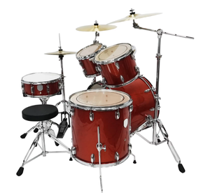 Wholesale Professional Acoustic <b>Drum</b> Set with 5 <b>Drums</b> and 3 Cymbals Adjustable Design High Sales Volume - Product Image 3