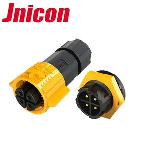 M19 fêmea macho 4pin painel solar elétrico circular plug e soquete conector