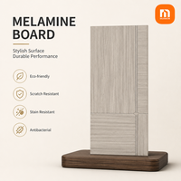 Panneau décoratif en mélamine HDF, résistant à l'eau, avec texture pressée, pour la fabrication de portes, fourni par l'usine