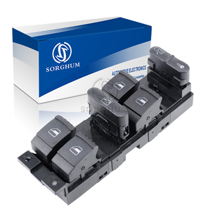 Interruptor Universal para Elevalunas Eléctrico de Coche Sorghum New ABS 7M4959857B para VW Golf Jetta <span class=keywords><strong>Bora</strong></span> <span class=keywords><strong>MK4</strong></span> para B5.5 - Product Image 1
