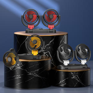 Ventilador Doble para Auto F4502, 12V 24V, Alimentado por USB, Alta Velocidad, Enfriamiento para Camionetas Medianas y Minivans, con Tres Ajustes de Velocidad - Product Image 3