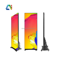 Display pubblicitario digitale ultrasottile Video Poster Monitor a schermo a Led grande centro commerciale Free Stand Ultra sottile scorrimento Poster Display