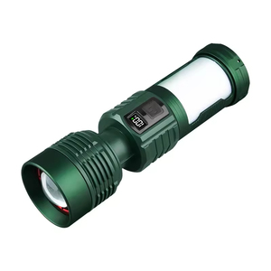 Linterna Láser Multifuncional Portátil de Aleación de Aluminio con Zoom Telescópico, Luz Roja y Azul, Rotación de 360°, USB, para Camping - Product Image 1