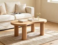 Meilleures ventes - Table basse en bois au design créatif Clouds Hostel, style irrégulier