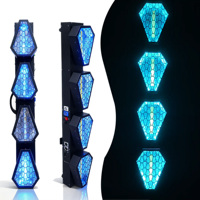 4*80W Nouvelle Lumière LED Matricielle à Rotation Infinie Effet Goutte d'Eau Vintage pour DJ, Scène de Discothèque, Idéale pour KTV, Salles de Banquet et Bars