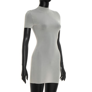 Viviblook Y26DS074 Women Dresses Sexy New Summer Skinny See Through Short Sleeved Sheer Nightclub <b>Mini</b> Bodycon Dres - Product Image 5