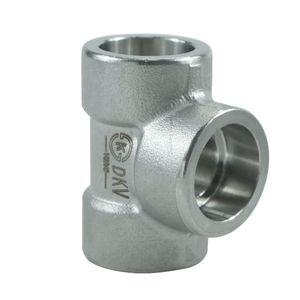 Cho dkv áp lực cao nữ <span class=keywords><strong>NPT</strong></span> ren TEE SW thép không gỉ 304/316 DIN ổ cắm Hàn Tee bằng cho phụ kiện đường ống - Product Image 3