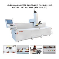 JUNDE JD-ZX3000-3 Máquina CNC de 3 Ejes para Perforación, Fresado y Chaflanado de Perfiles de Ventanas, 13KW, para Metales Blandos y No Metálicos