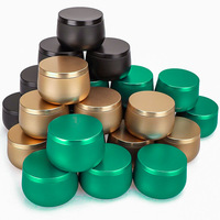 Mini Aromathérapie Bougie Tin Box Emballage Cadeau pour Thé Boîte En Métal