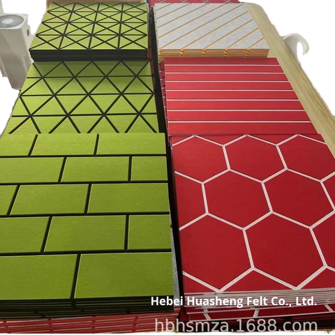 Custom Two-Tone V-Groove Acoustic Panel for Modern Soundproof Wall Decor for Kindergarten Cinema Piano Room KTV